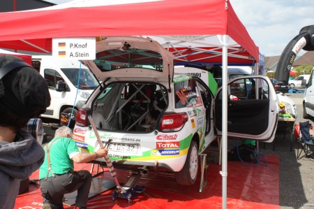 Lavanttal Rallye 2014 Citroen Racing Trophy Citroen DS3 Service Knof Stein